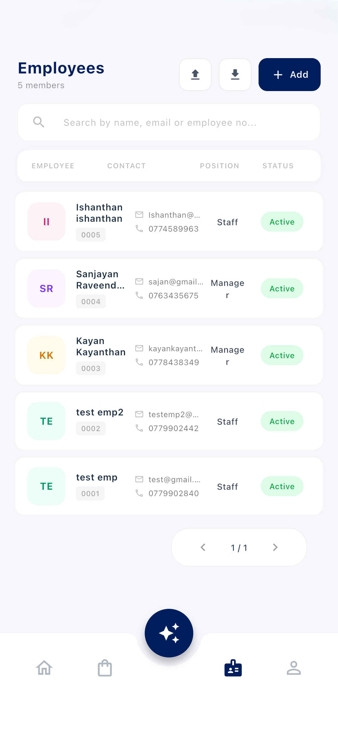 Employee List
